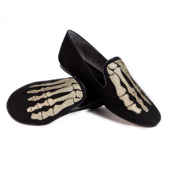 mara & mine Shoes - SALE! Mara & Mine Jem Skull Slippers
